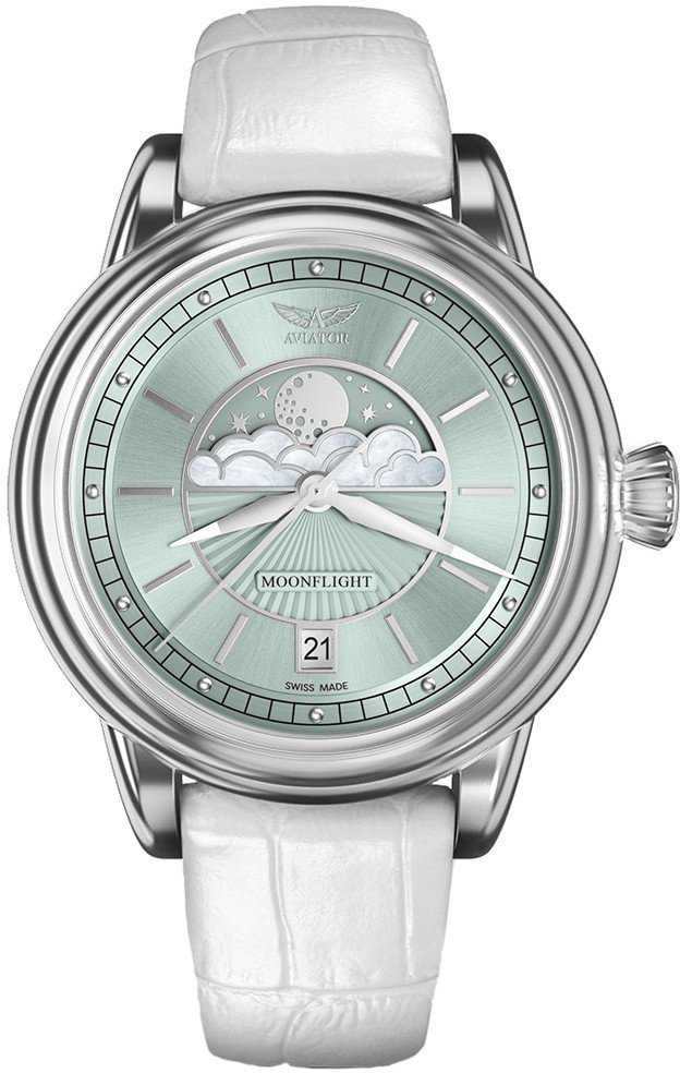 Zegarek damski Aviator V.1.33.0.261.4.WM biały