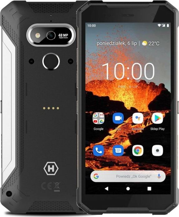 Smartfon myPhone Explorer Pro 6/128GB Czarno-srebrny + bateria zewnętrzna.