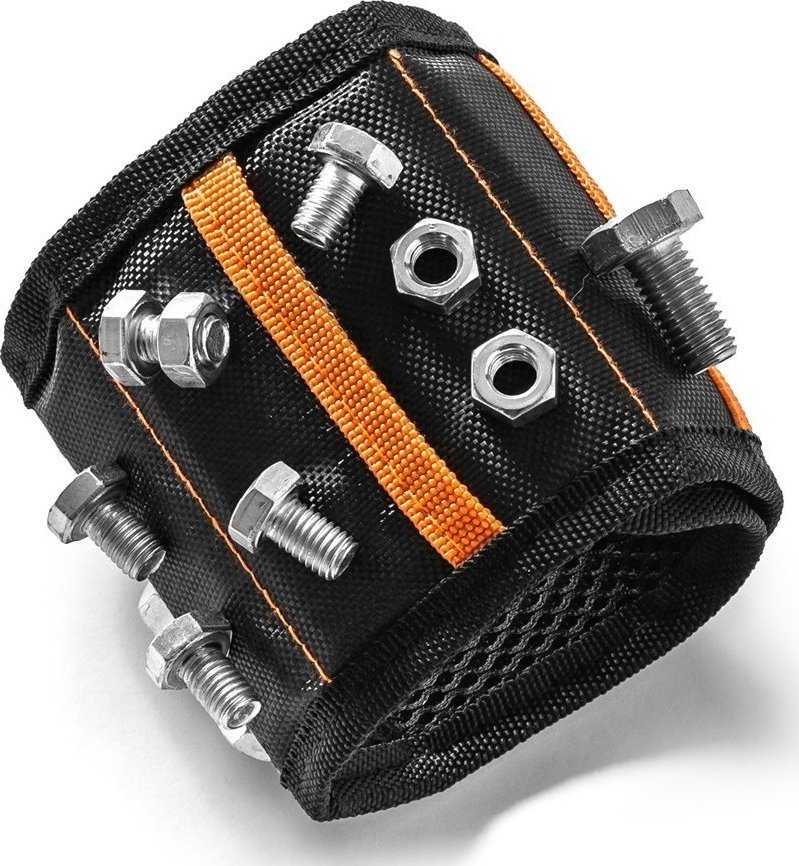 Gadget Master Opaska Magnetyczna z Kieszonkami - dla Majsterkowicza