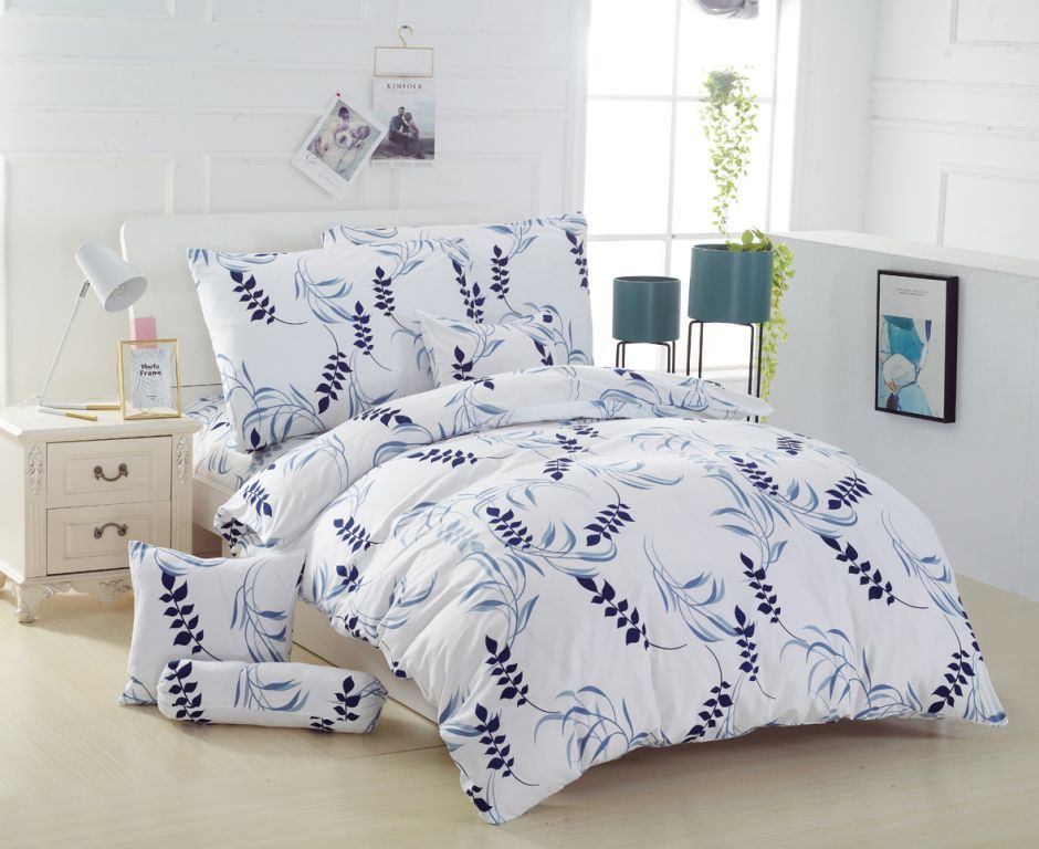 JAHU Zestaw poszewek z prześcieradłem - 8 szt. - Sabina