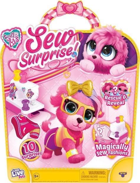 Epee Scruff-a-Luvs - Sew Wow Pink - (30385) /Stuffed Animals and Plush Toys /multi