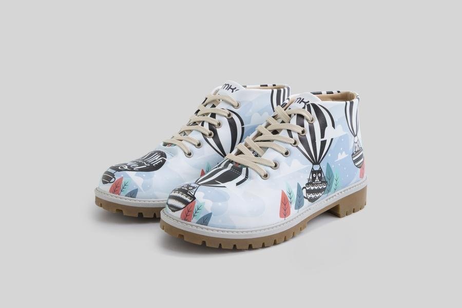 Mumka Shoes Botki wegańskie Czas na podróż balonem Mumka-40