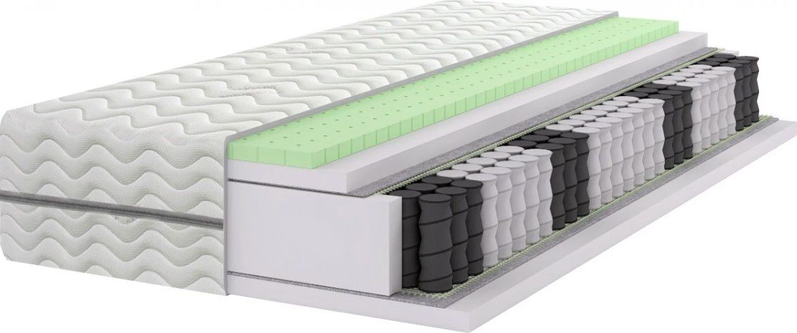 e-goodnight Materac Pocket 7 stref MEGA Lateks H3/H3 190x190cm 23cm