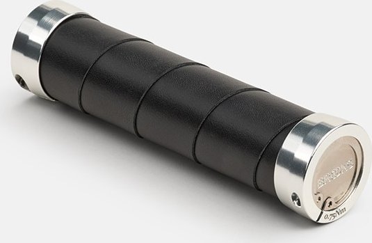 Brooks Chwyty BROOKS SLENDER LEATHER GRIPS, Black, Rozmiar 130/130 (NEW)