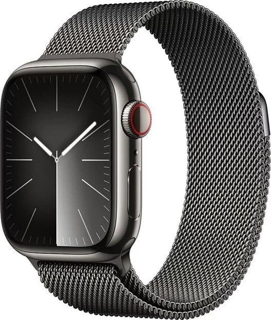 Smartwatch Apple Watch 9 GPS + Cellular 41mm Graphite Stainless Steel Grafitowy (MRJA3QL/A)