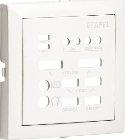 Efapel EFAPEL BASE ELEMENT CENTRALNY DO STEROWNIKA DŹWIĘKU BIAŁY 90707 TBR