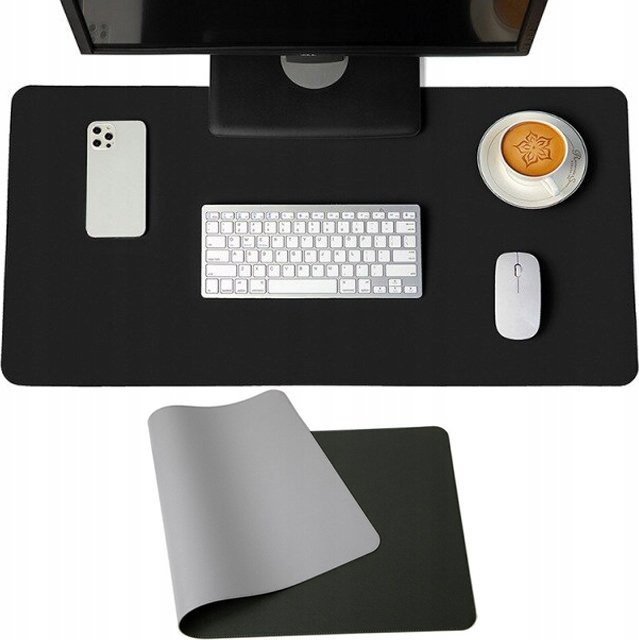 PODKŁADKA NA BIURKO 9045 DWUSTRONNA MP-6 CZARNO-SZARA