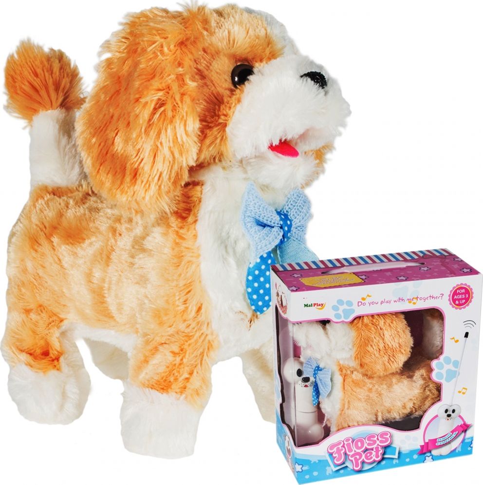 MalPlay Piesek interaktywny na smyczy BUREK