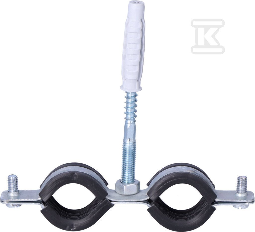 Walraven Uchwyt metalowo-gumowy podwójny 1/2" 20-24mm Walraven BIS Cobra 0802124