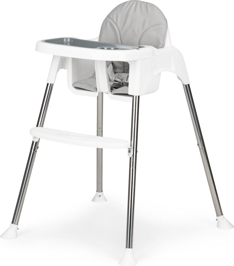 Ecotoys Krzesełko fotelik do karmienia 2w1 tacka pasy