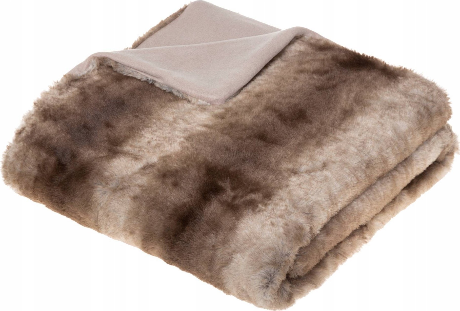 Atmosphera Narzuta z imitacji futra GRIZZLI, 120 x 160 cm, beżowa