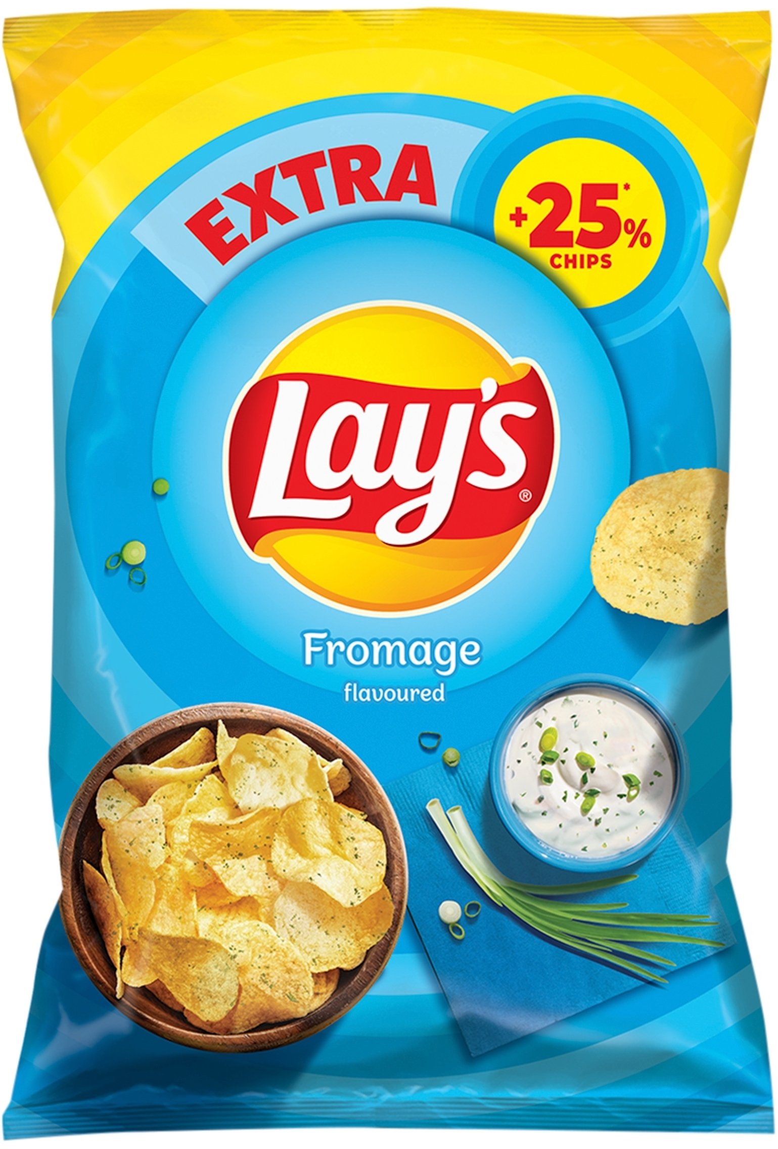 Lay's Chipsy ziemniaczane o smaku serka śmietankowego z ziołami 163 g