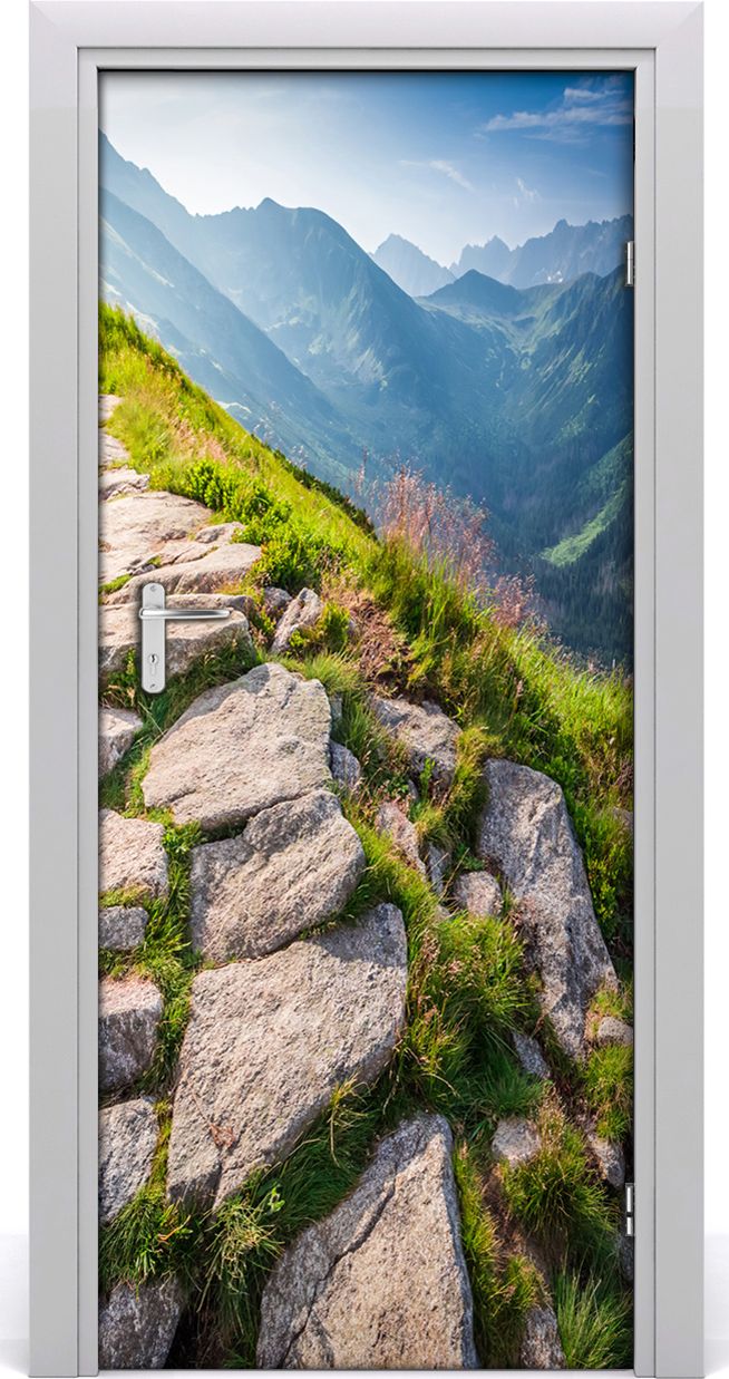 Tulup Fototapeta samoprzylepna na drzwi 85 x 205 cm góra ścieżka