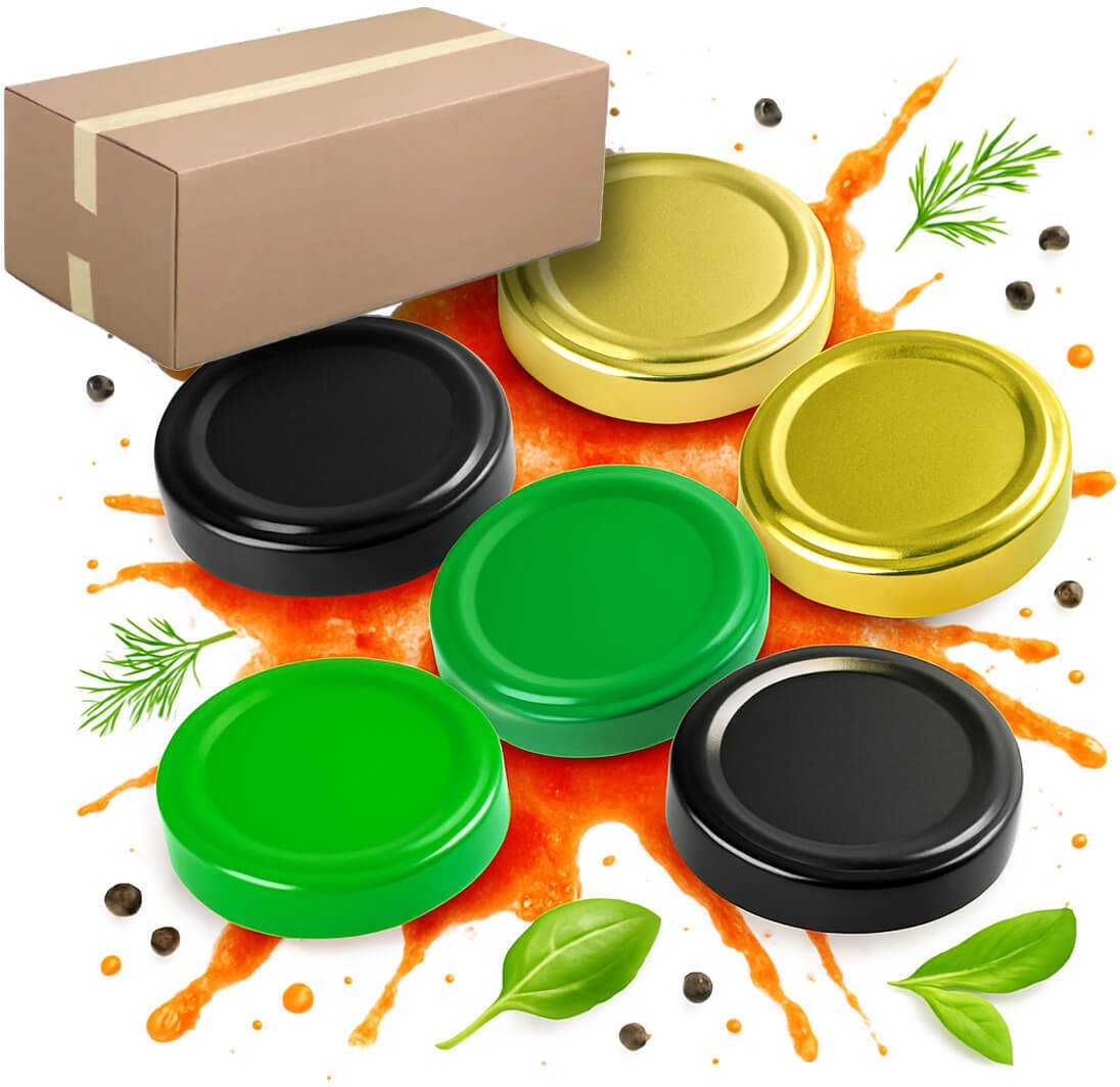 950x WIECZKO FI58 WYSOKIE ZAKRĘTKI KARTON Przetwory Słoiki Twist-Off