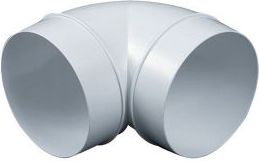 AWENTA Kolano kanału okrągłego 90° 100mm białe (KO100-23)