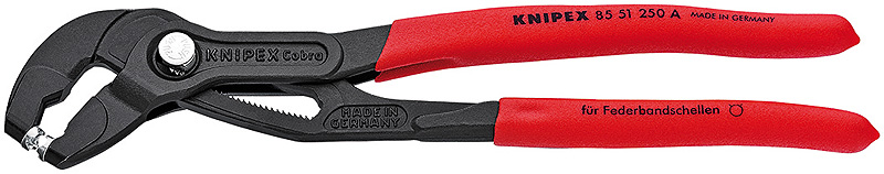 Knipex Szczypce nastawne do opasek z taśmy sprężynowej 250mm (8551250A)