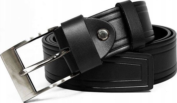 Rovicky Stylowy, Skórzany Pasek Męski Z Efektownymi Tłoczeniami