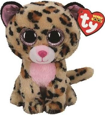 TY INC. TY BEANIE BOOS LIVVIE brązowo/różowy leopard 24cm 36490 TY