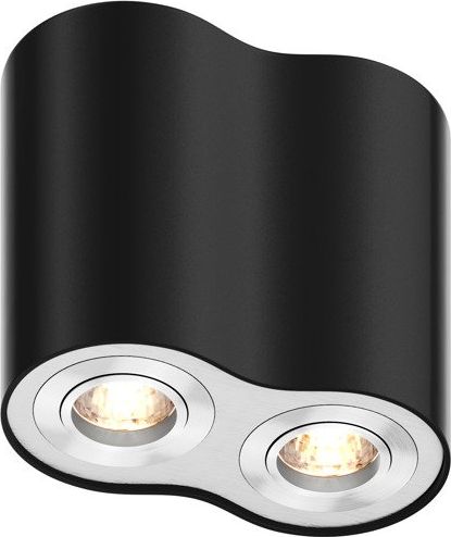 Lampa sufitowa Zumaline Rondoo 2x50W (50407-BK)