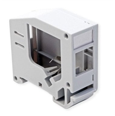 Uchwyt ROLINE Keystone, pusty, szyna DIN, 180°