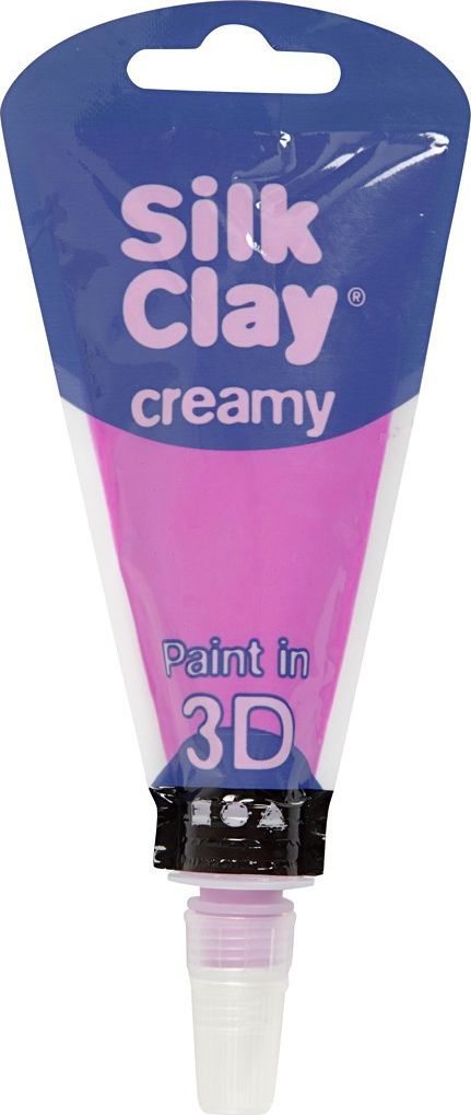 Creativ Company Pasta Silk Clay 35 ml Neon. Fioletowa