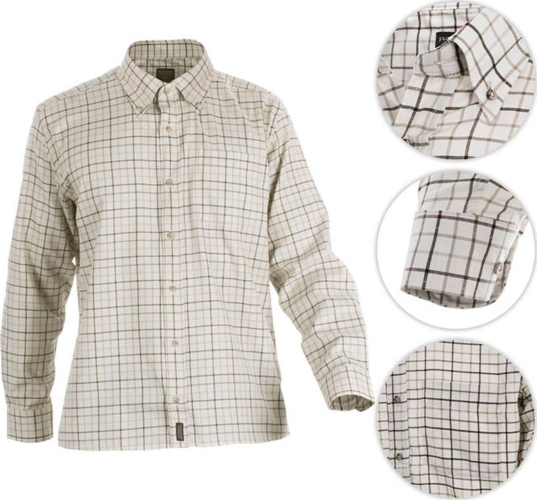 Jack Pyke Jack Pyke Koszula w Kratę Countryman Brązowa S