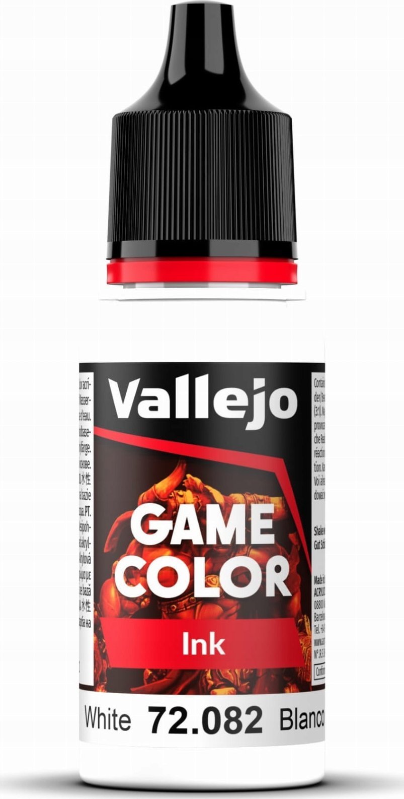 Vallejo Vallejo: 72.082 - Game Color - Ink - White (18 ml)