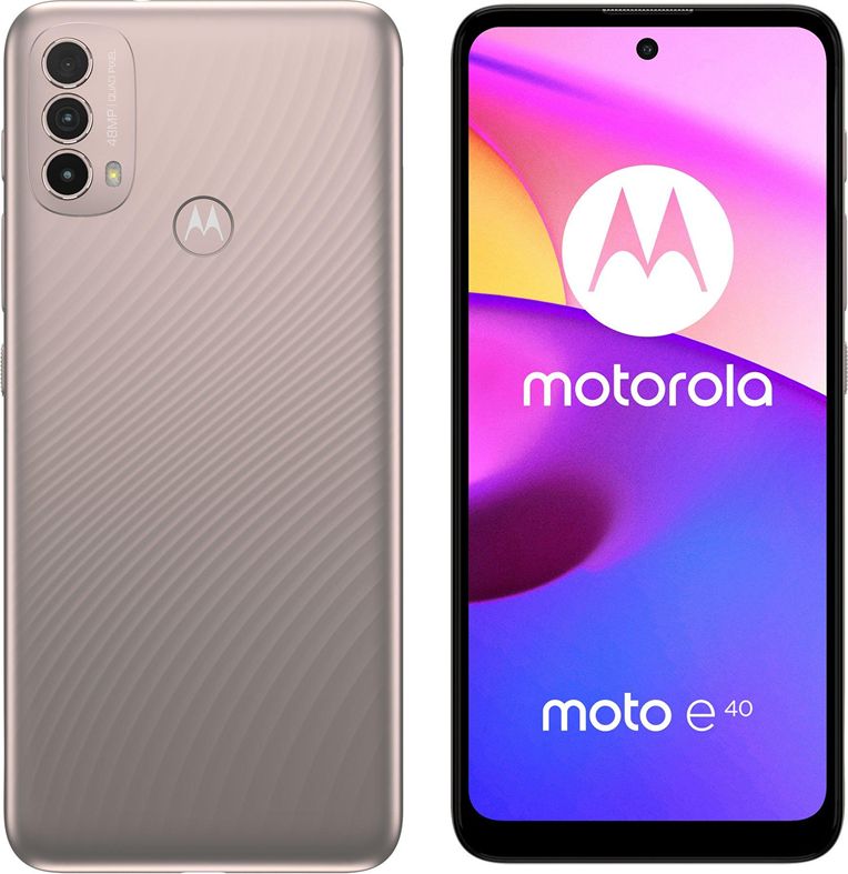 Smartfon Motorola Moto E40 4/64GB Różowy (PARL0003PL)