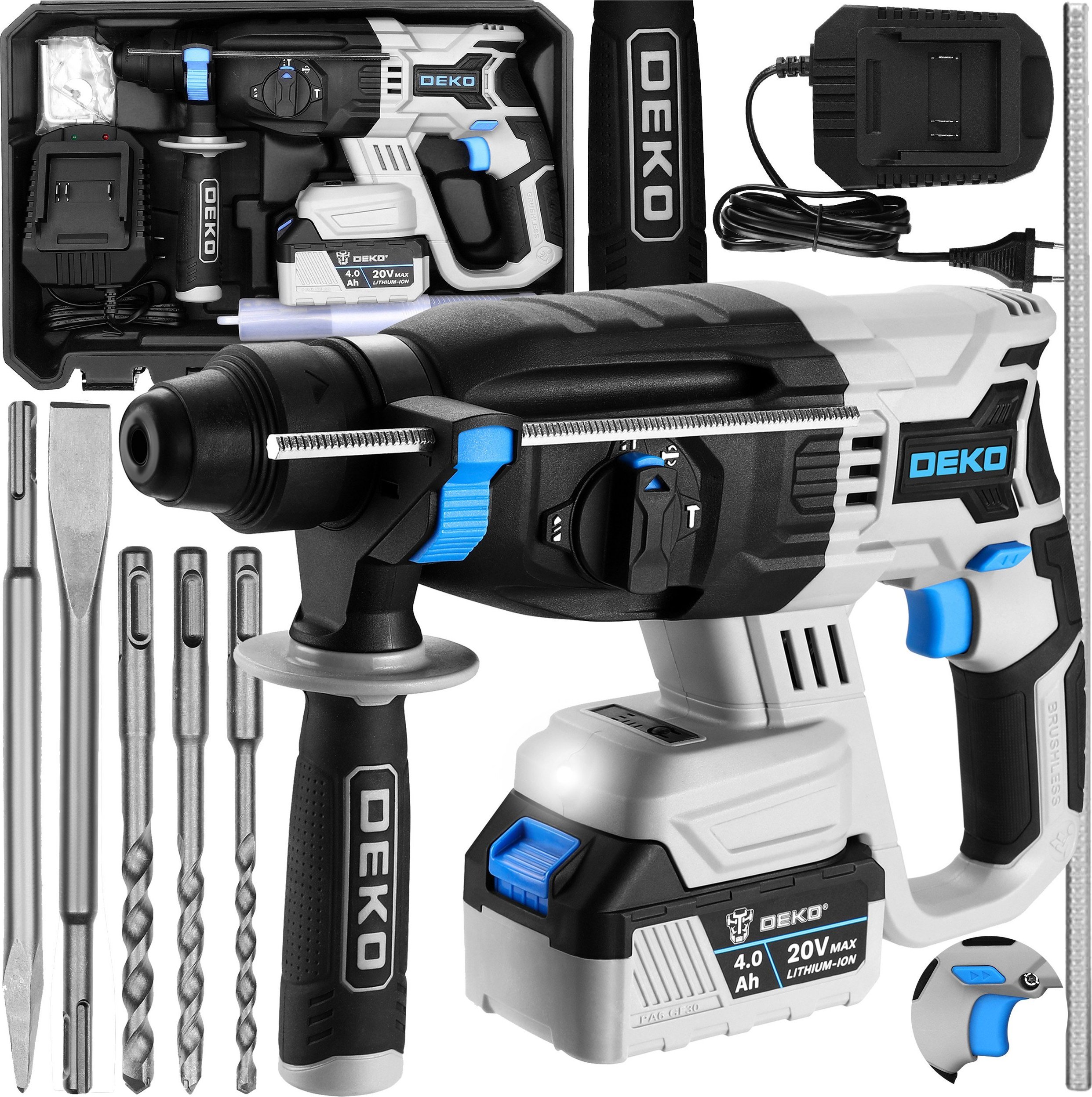 Młotowiertarka Deko DKBL20RH03-S1 20 V