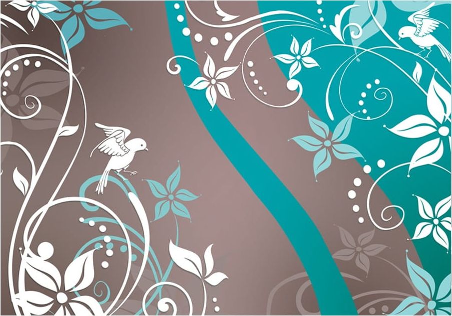 DecoNest Fototapeta - Kwiatowa fantazja III - 100X70