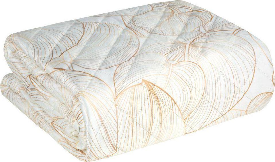 Eurofirany Narzuta Velvet Eurofirany 170 x 210 Blanca1 Biały+Złoty