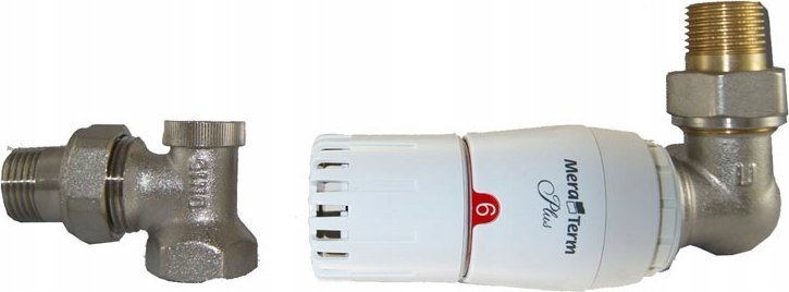 Varioterm Zestaw grzejnikowy Master osiowy prawy z głowicą Prestige GS.05-06C