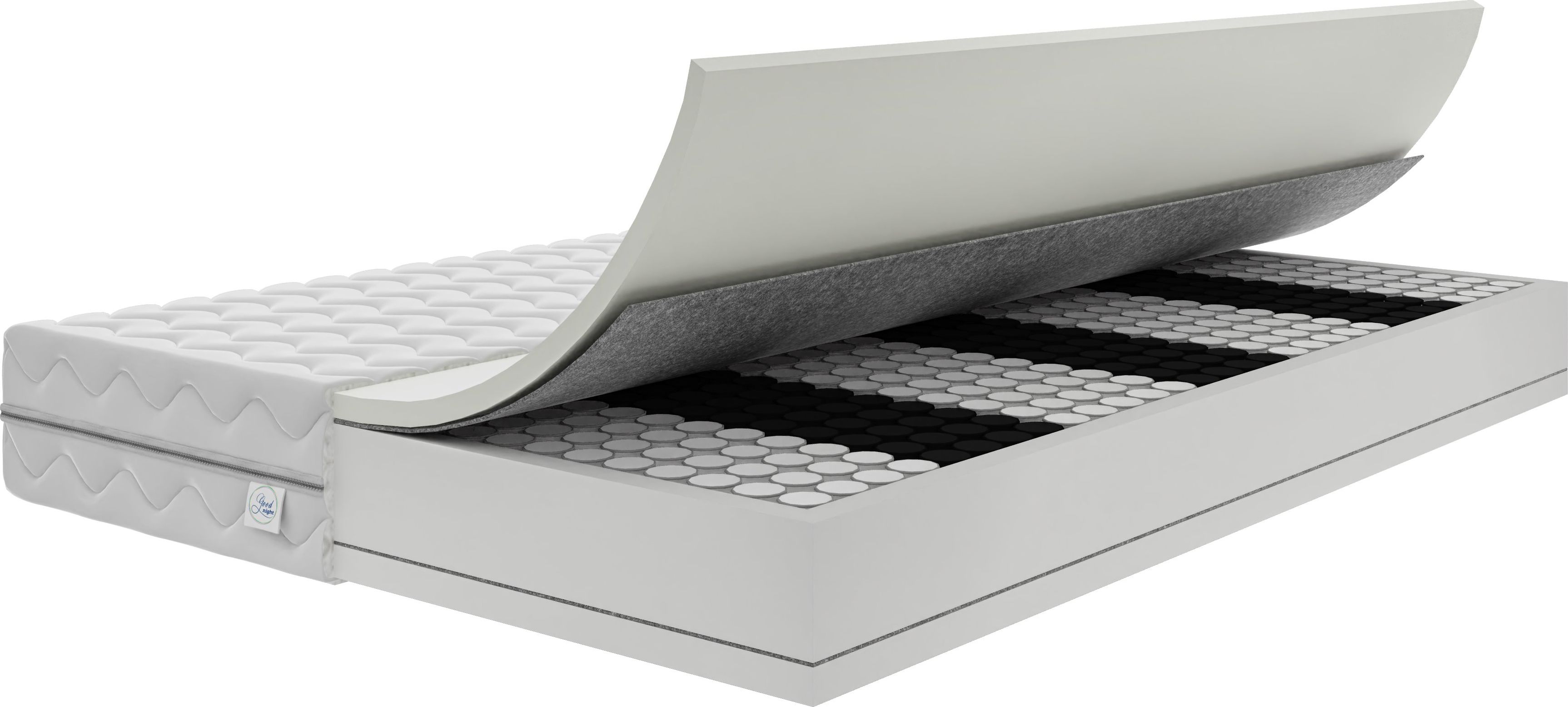 e-goodnight MATERAC KIESZENIOWY GRAND POCKET H3 160x190 cm 25 cm
