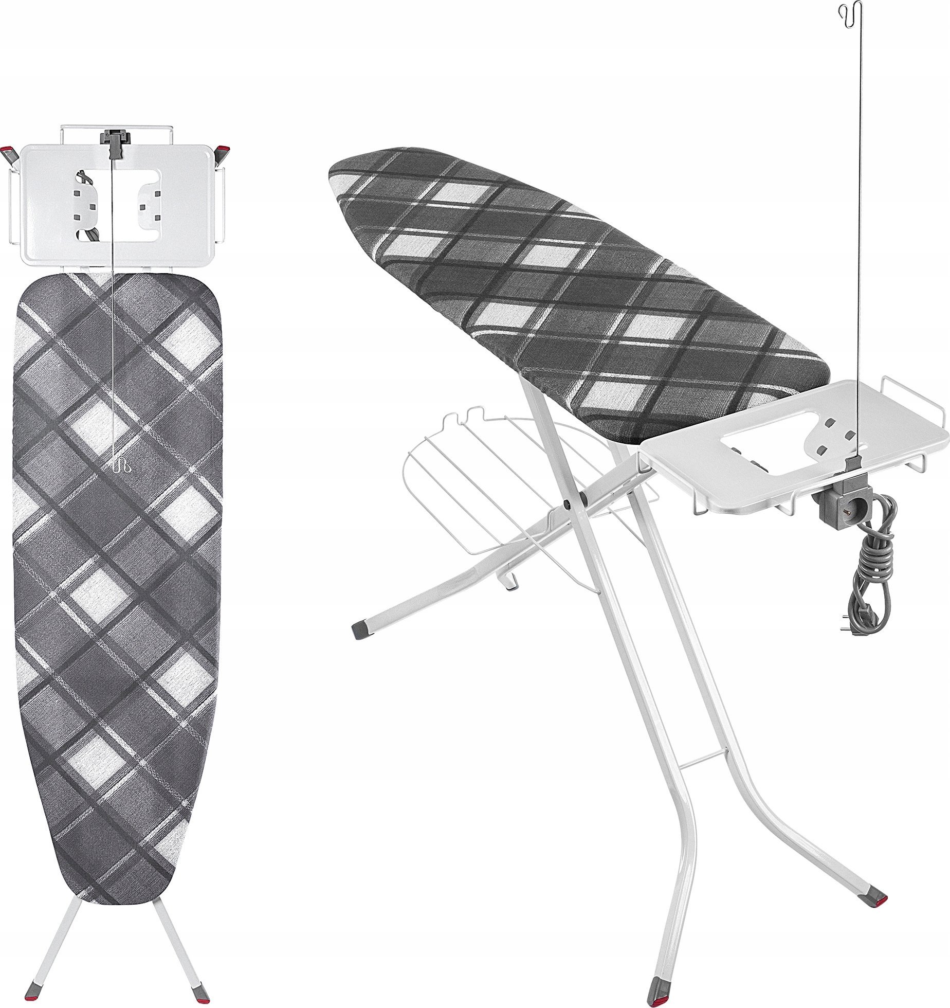 Kadax KADAX Deska Do Prasowania 120x38cm Z Gniazdkiem