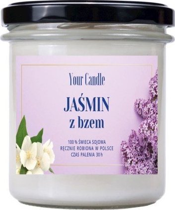 Your Candle Świeca Sojowa Jaśmin Z Bzem 150 Ml - Your Candle