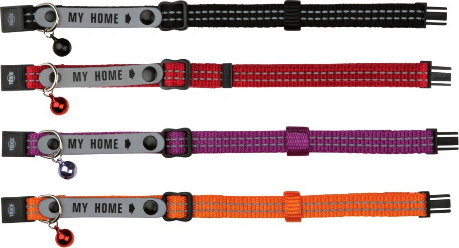 Trixie OBROŻA NYLONOWA DLA KOTA Z NALEPKĄ ADRESOWĄ