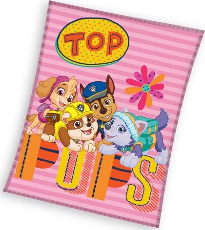 Carbotex Koc licencyjny polarowy 110 x 140 Psi Patrol