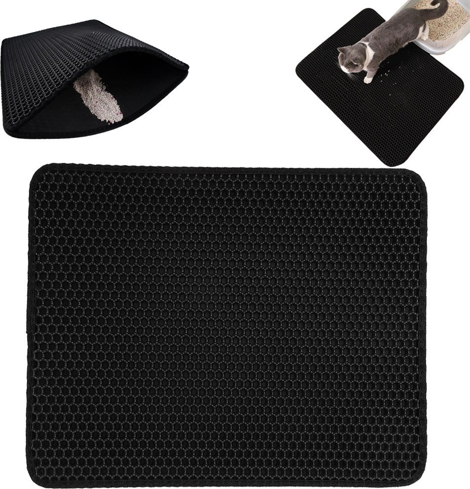 Verk Mata wycieraczka pod kuwetę dla kota na żwirek Mata wycieraczka pod kuwetę dla kota na żwirek