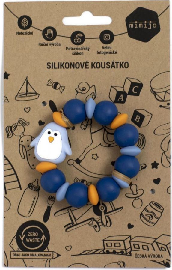Mimijo Gryzak z niebieskim pingwinkiem