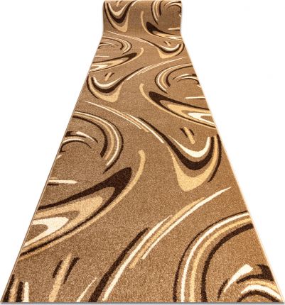 Dywany Łuszczów Chodnik KARMEL FRYZ - COFFEE orzech 90 cm, 90x660 cm