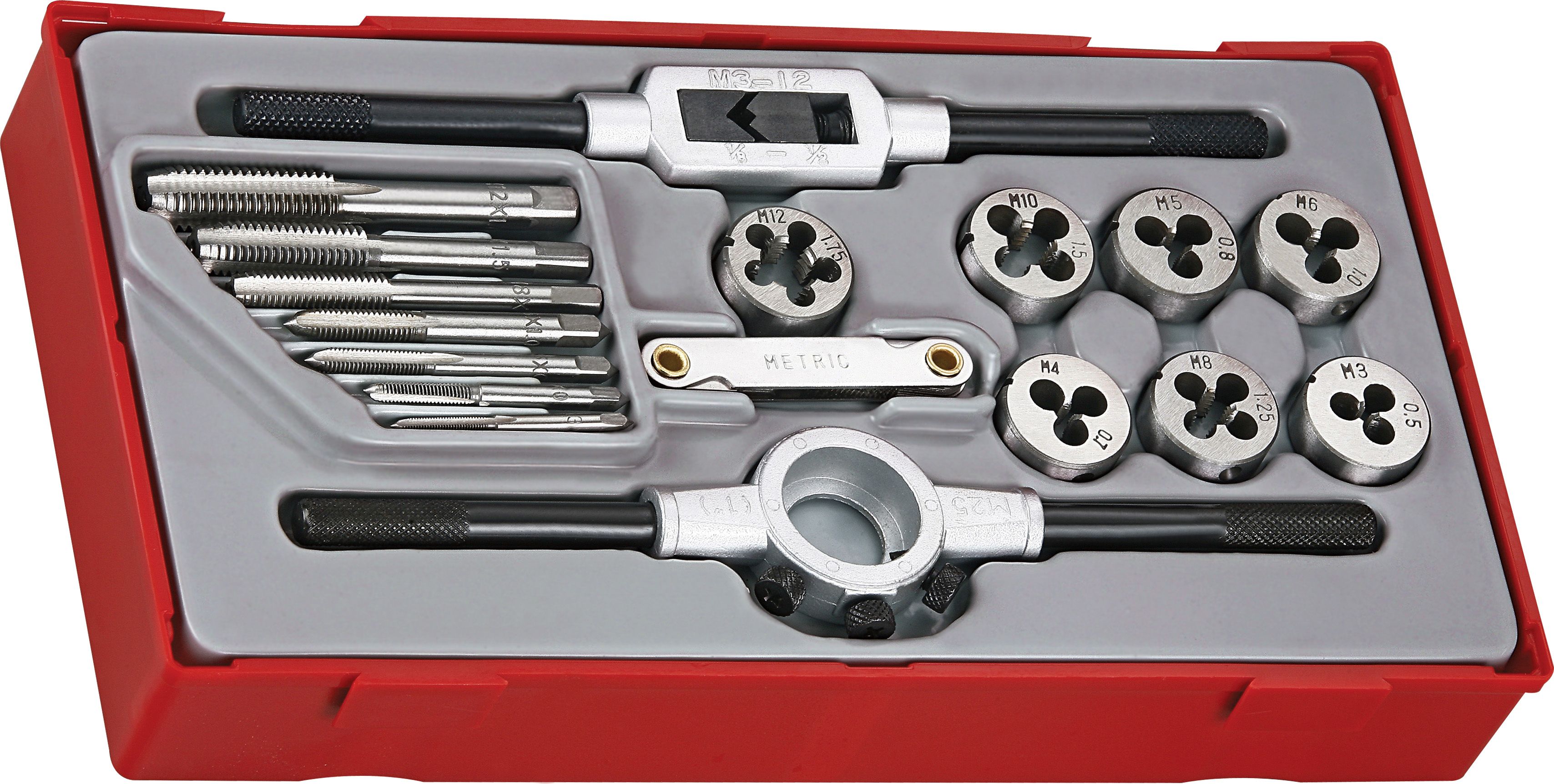 Teng Tools 17-elementowy Zestaw gwintowników Teng Tools TTTD17 - 69190106