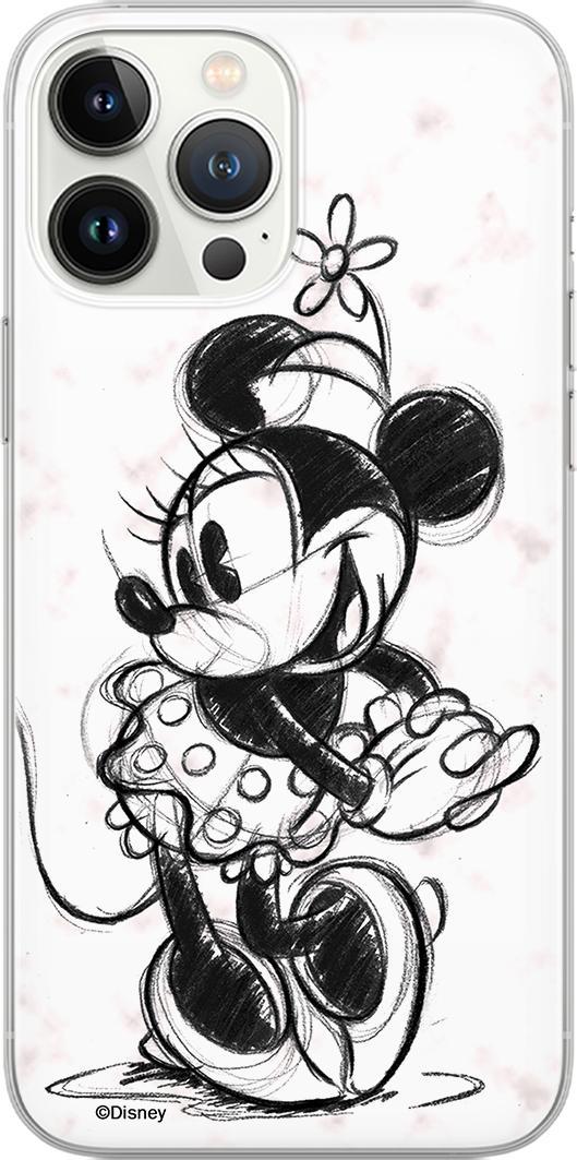 Babaco Etui Minnie 026 Disney Nadruk pełny Biały Producent: Samsung, Model: S10