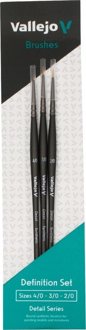 Vallejo Vallejo: B02990 - Detail - Definition Set - Synth (4/0, 3/0, 2/0)