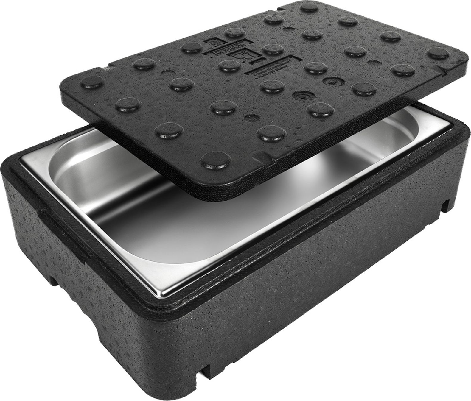 Arpax Termobox pudełko termos pojemnik termiczny z pokrywką do żywności leków 600x400x166mm 23L GN1/1 Arpack Termobox pudełko termos pojemnik termiczn