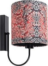 Kinkiet Lumes Designerski kinkiet z czerwonym abażurem - S379-Ardela