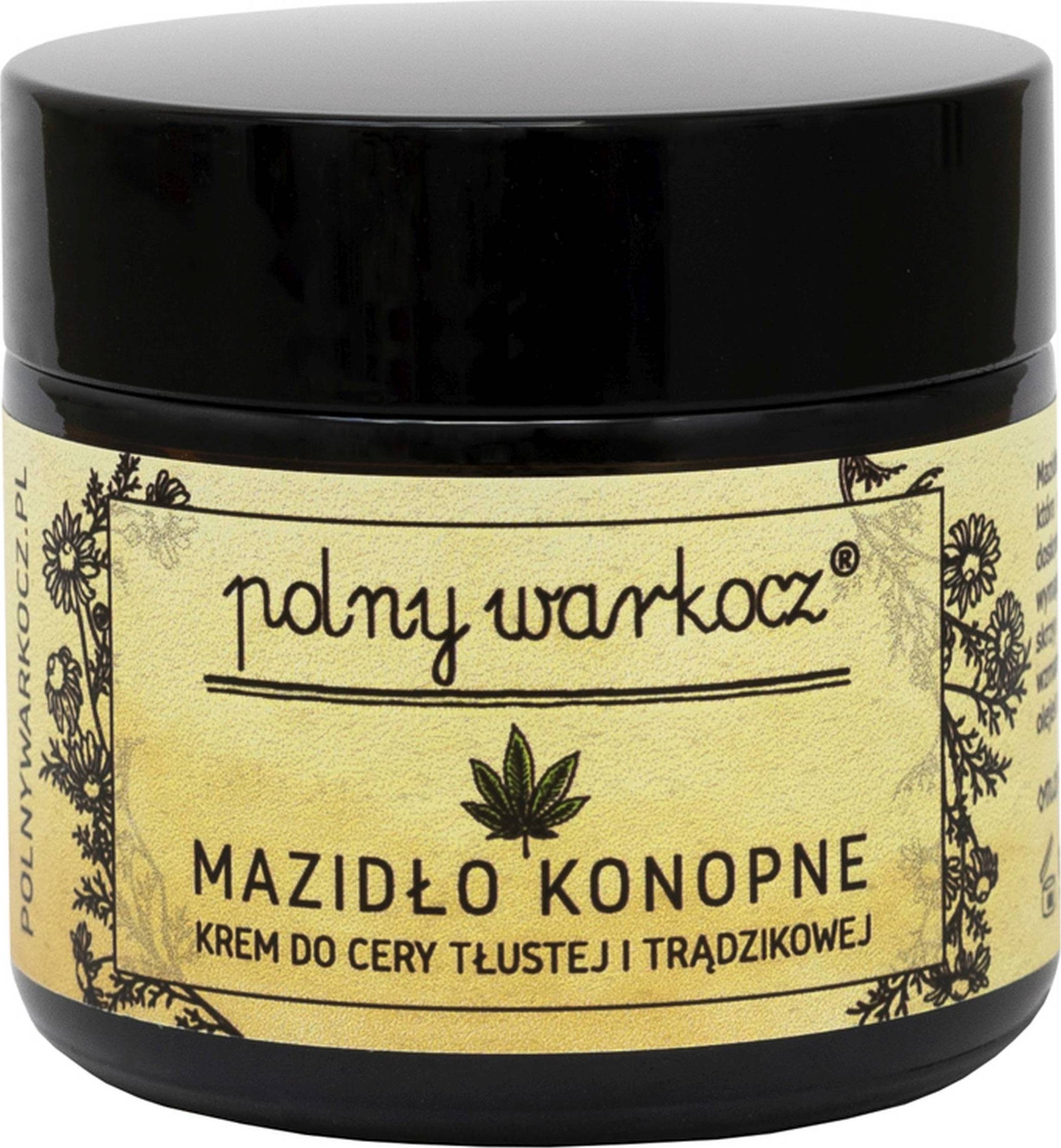 Polny Warkocz Mazidło Konopne do cery tłustej i trądzikowej 50ml