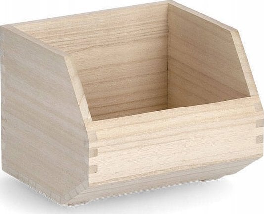 Zeller Pojemnik do przechowywania, drewniany organizer