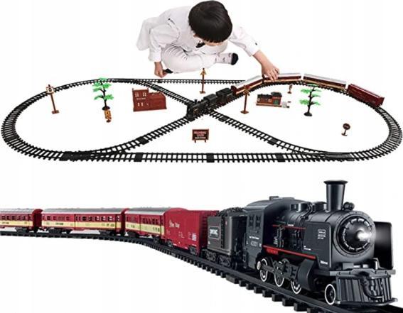 Pan i Pani Gadżet Pociąg elektryczny + tory zestaw