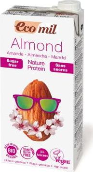 ECOMIL Napój migdałowy bez cukru z podwyższoną zawartością białka BIO 1 l Ecomil