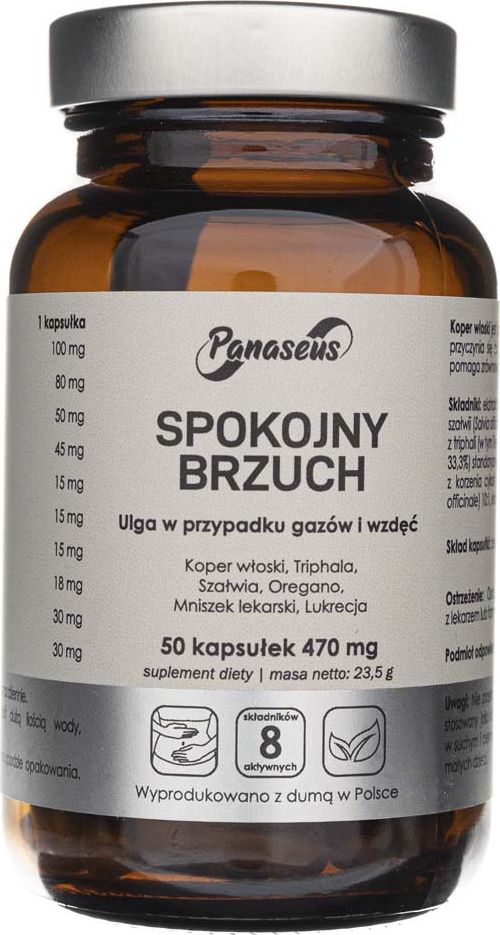 Yango Panaseus Spokojny brzuch 470 mg - 50 kapsułek
